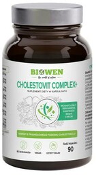 Cholestovit Complex+ Biowen 90 kapsułek Naturalne wsparcie dla zdrowego poziomu cholesterolu