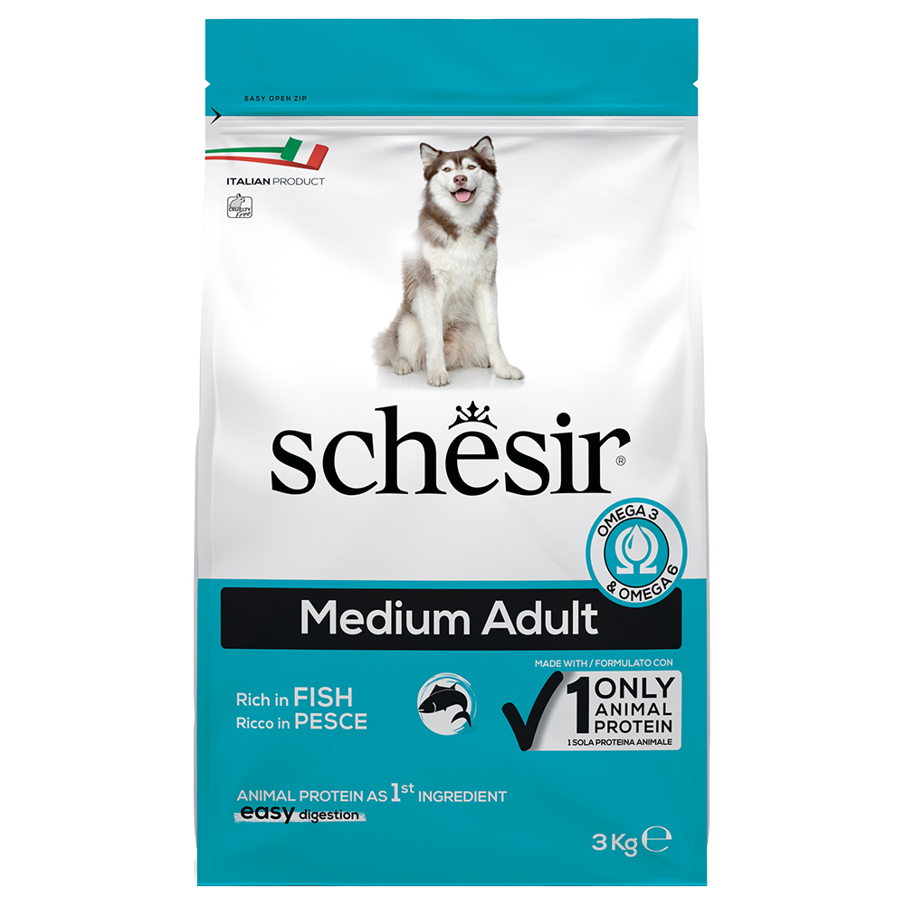 Schesir Medium Adult z rybą 3 kg