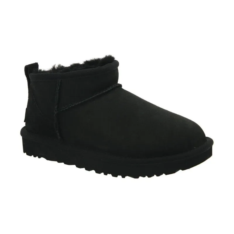 UGG Skórzane śniegowce CLASSIC ultra mini | z dodatkiem wełny