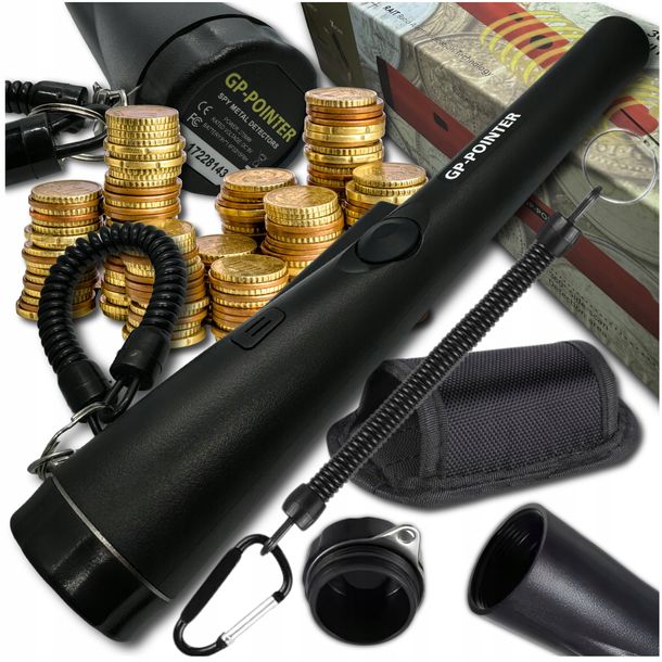 Wykrywacz Metali Ręczny Wodoodporny Detektor Metalu Gp-pointer + Latarka