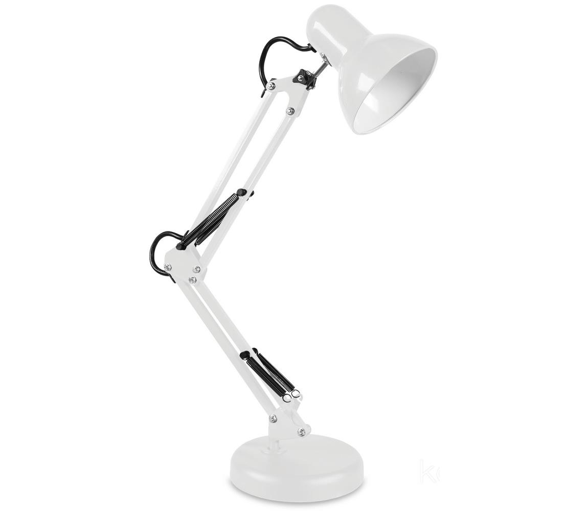 Lampa stołowa AURIQ 1xE27/60W/230V biała
