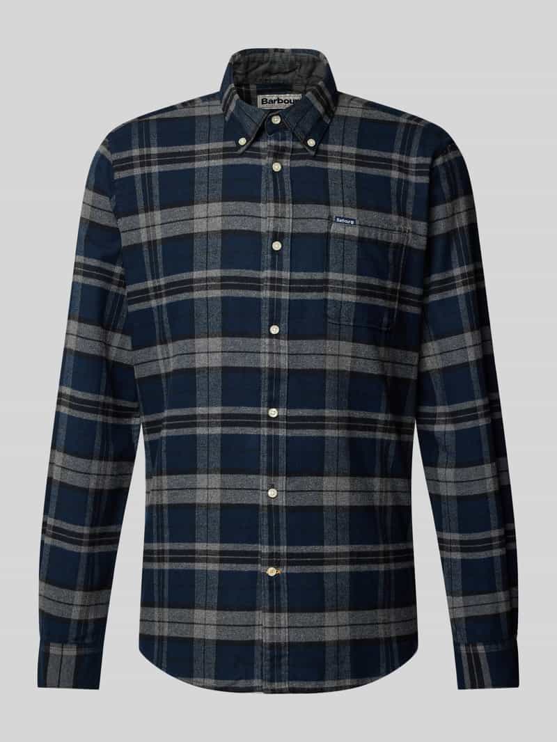 Koszula casualowa o kroju tailored fit z kołnierzykiem typu button down model ‘Betsom’