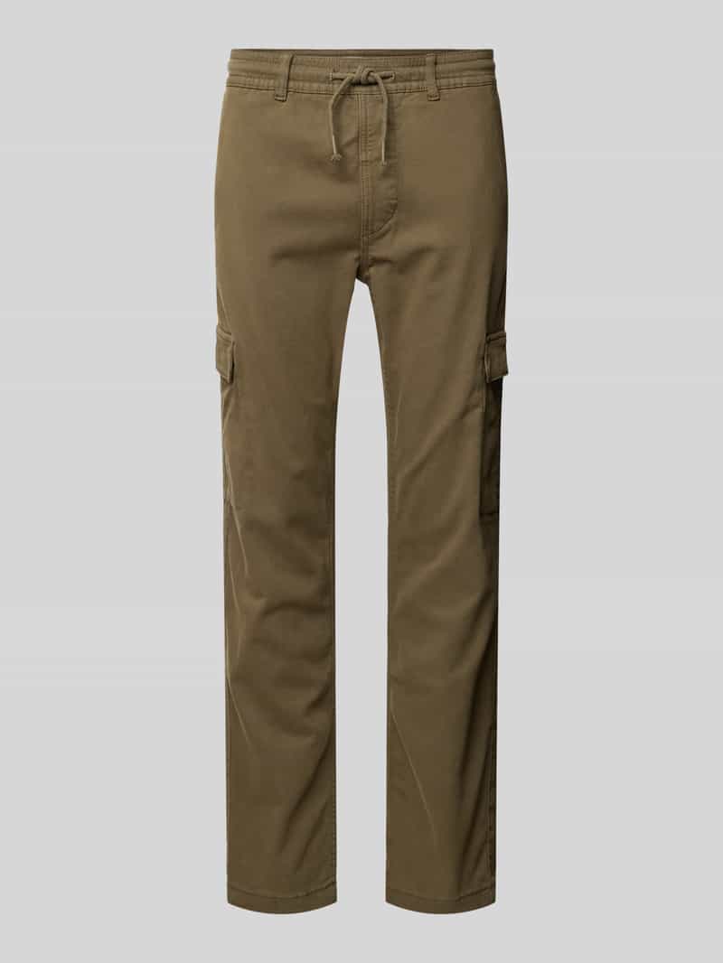 Spodnie cargo o kroju slim fit ze sznurkiem model ‘Gymdigo’