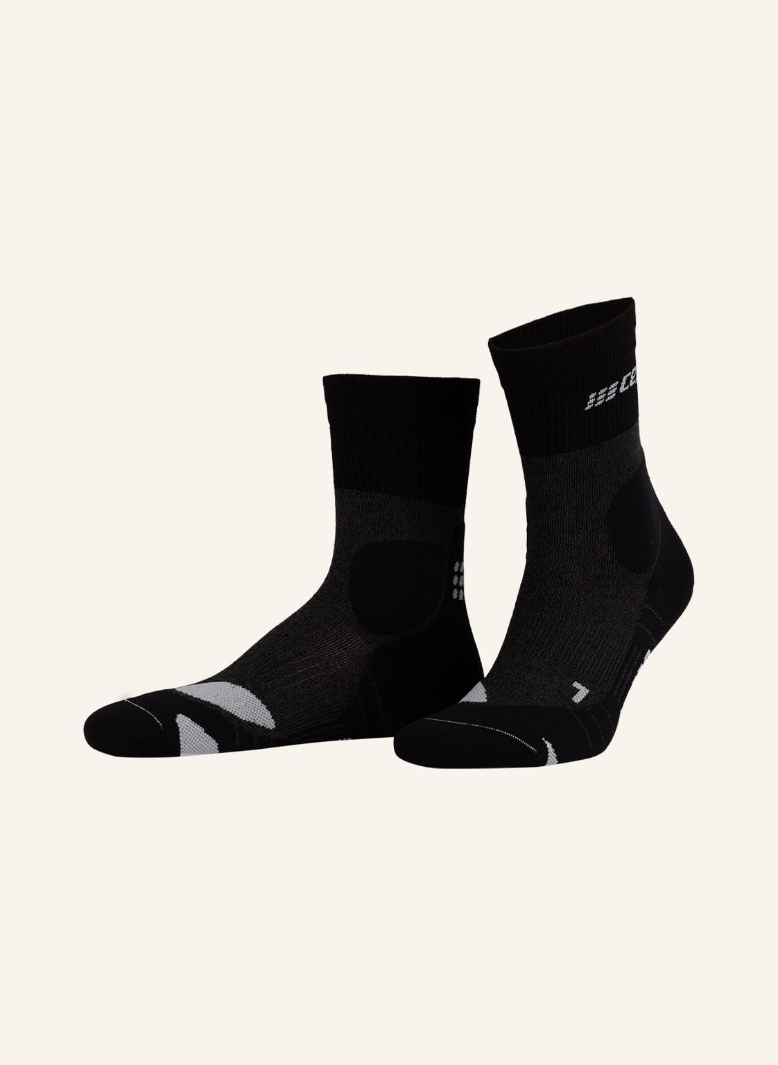 Cep Skarpety Trekkingowe Merino Compression Mid Cut grau