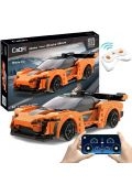 Фото - Конструктор CaDa Klocki konstrukcyjne  Zdalnie sterowany samochód Blaze Car Pomarańczowe auto wyścigowe Pojazd sportowy RC Dual Mode 295 