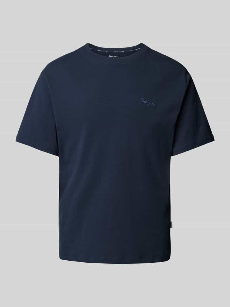 T-shirt z wyhaftowanym logo model ‘Connor’