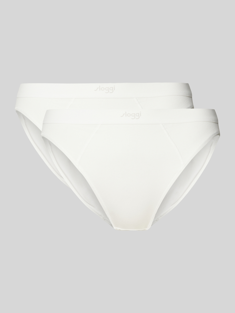 Figi z nadrukiem z logo w zestawie 2 szt. model ‘Ease’