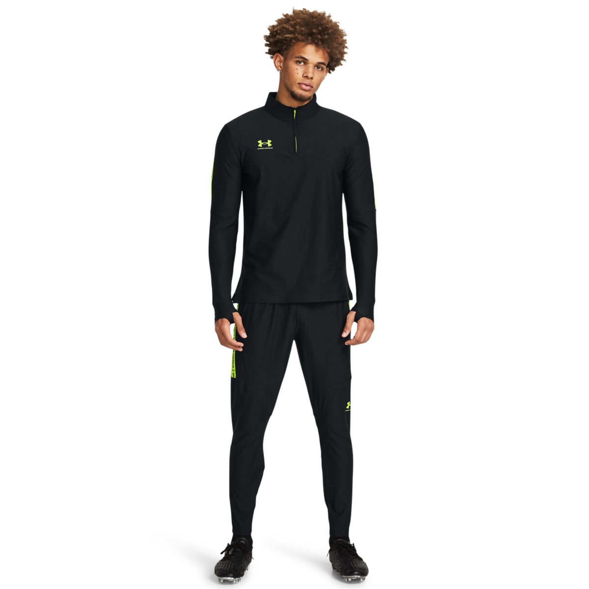 Męskie spodnie treningowe Under Armour UA M's Challenger Pro Pant - czarne - UNDER ARMOUR