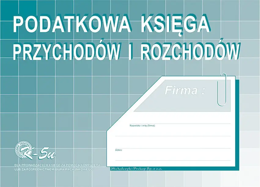 Podatkowa księga komputerowa A4 - MICHALCZYK i PROKOP druki