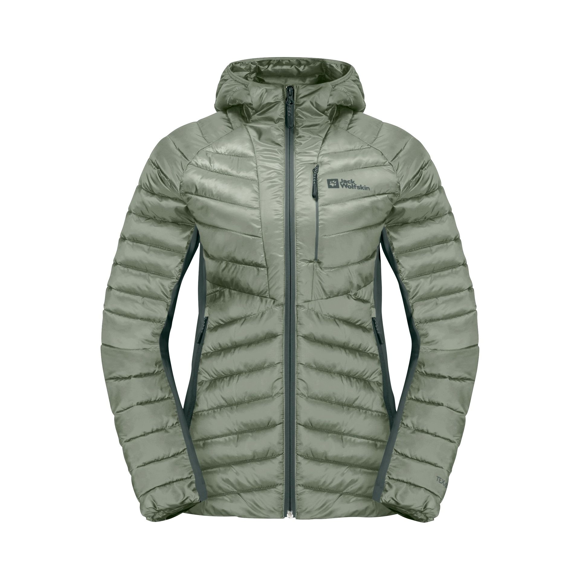 Damska kurtka hybrydowa Jack Wolfskin ROUTEBURN PRO INS JKT W mint leaf - XL