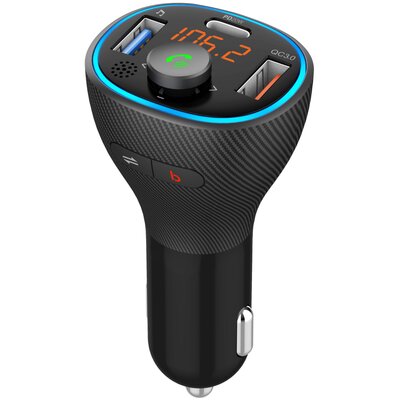 TRANSMITER samoch FM MP3 z funkcją BT,USB LCD FM-73 ART QC3.0