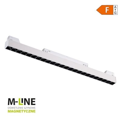 Reflektor szynowy DPM M-Line MTL-SPL-24W-W Biały