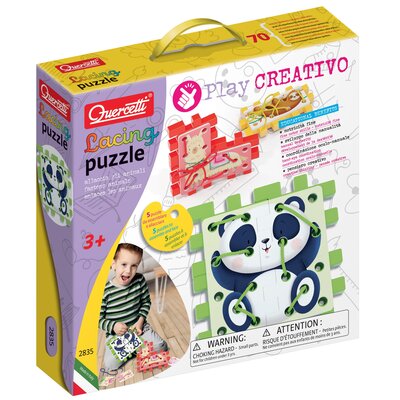 Quercetti Układanka przeplatanka Lacing puzzle 2835
