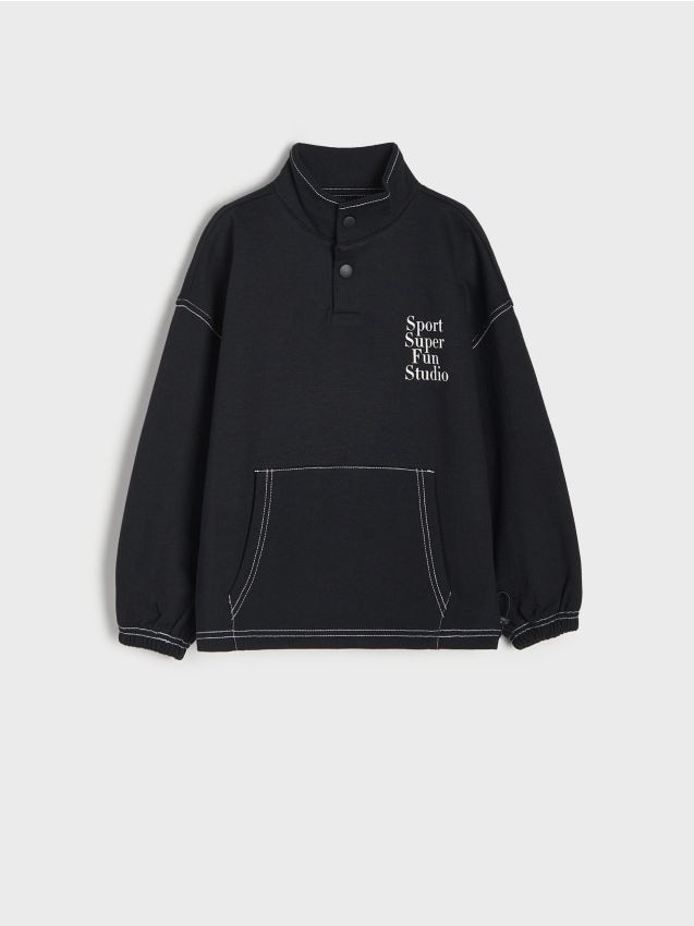 Sinsay - Bluza - czarny