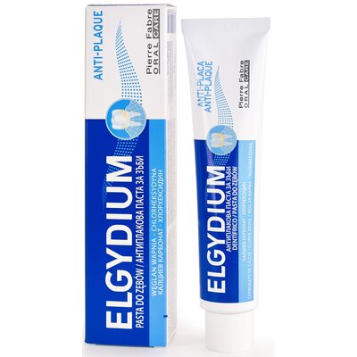 PIERRE FABRE Pasta do zębów elgydium anti-plaque antybakteryjna 75 ml