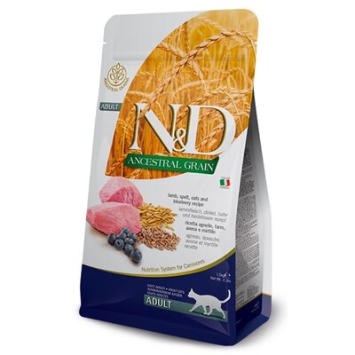 Farmina Low Grain Cat Farmina Cat Low Ancestral Grain Adult jagnięcina i borówka 3 x 1,5 kg