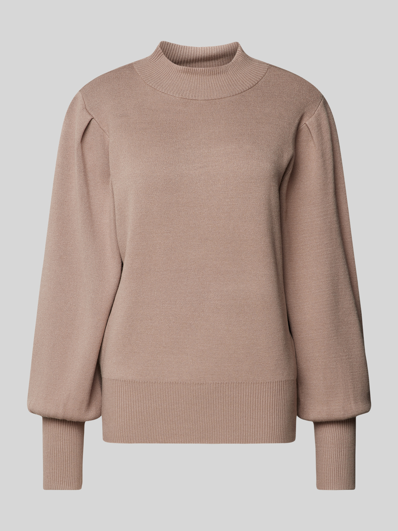 Sweter z dzianiny ze stójką model ‘FONNY’