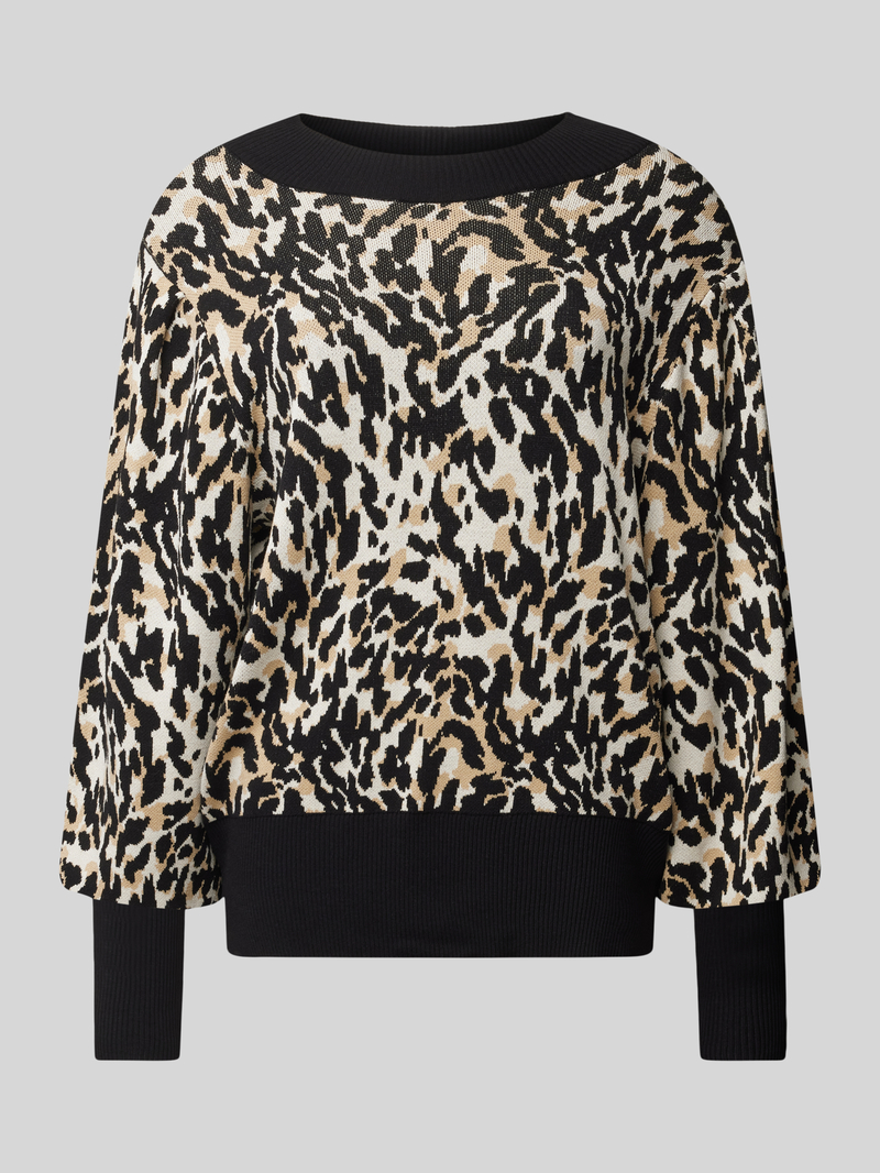 Sweter z dzianiny ze stójką model ‘FONNY’