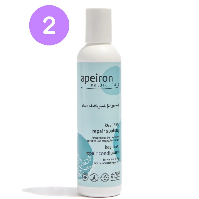 Odżywka regeneracyjna Keshawa, do włosów normalnych, suchych, łamliwych i zniszczonych, 200ml Apeiron