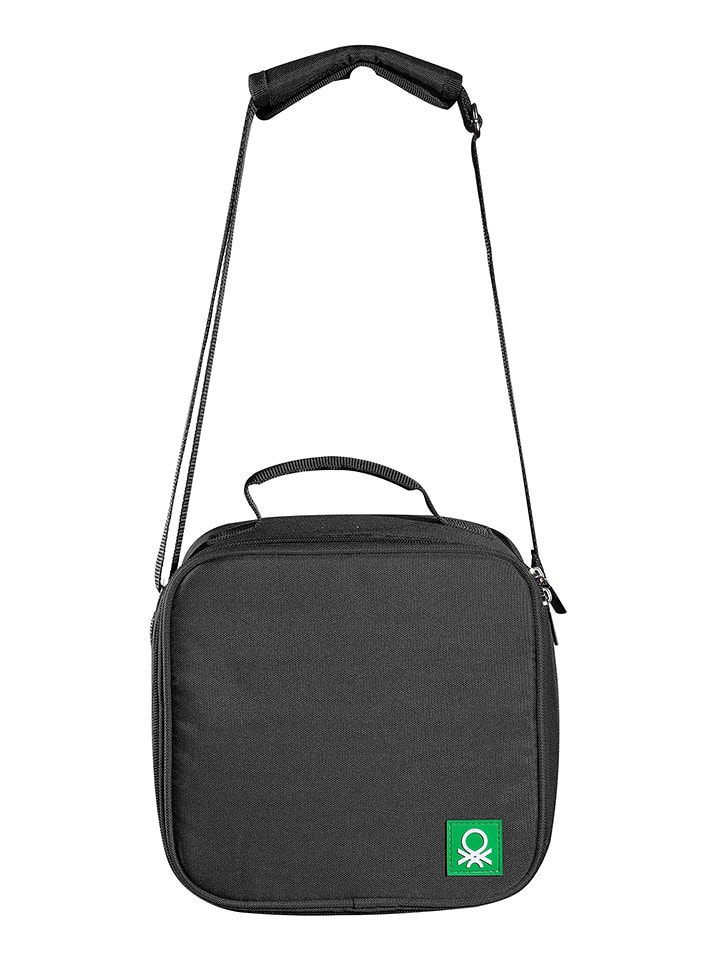 Benetton Torba w kolorze czarnym na lunch - 23 x 22 x 13,5 cm