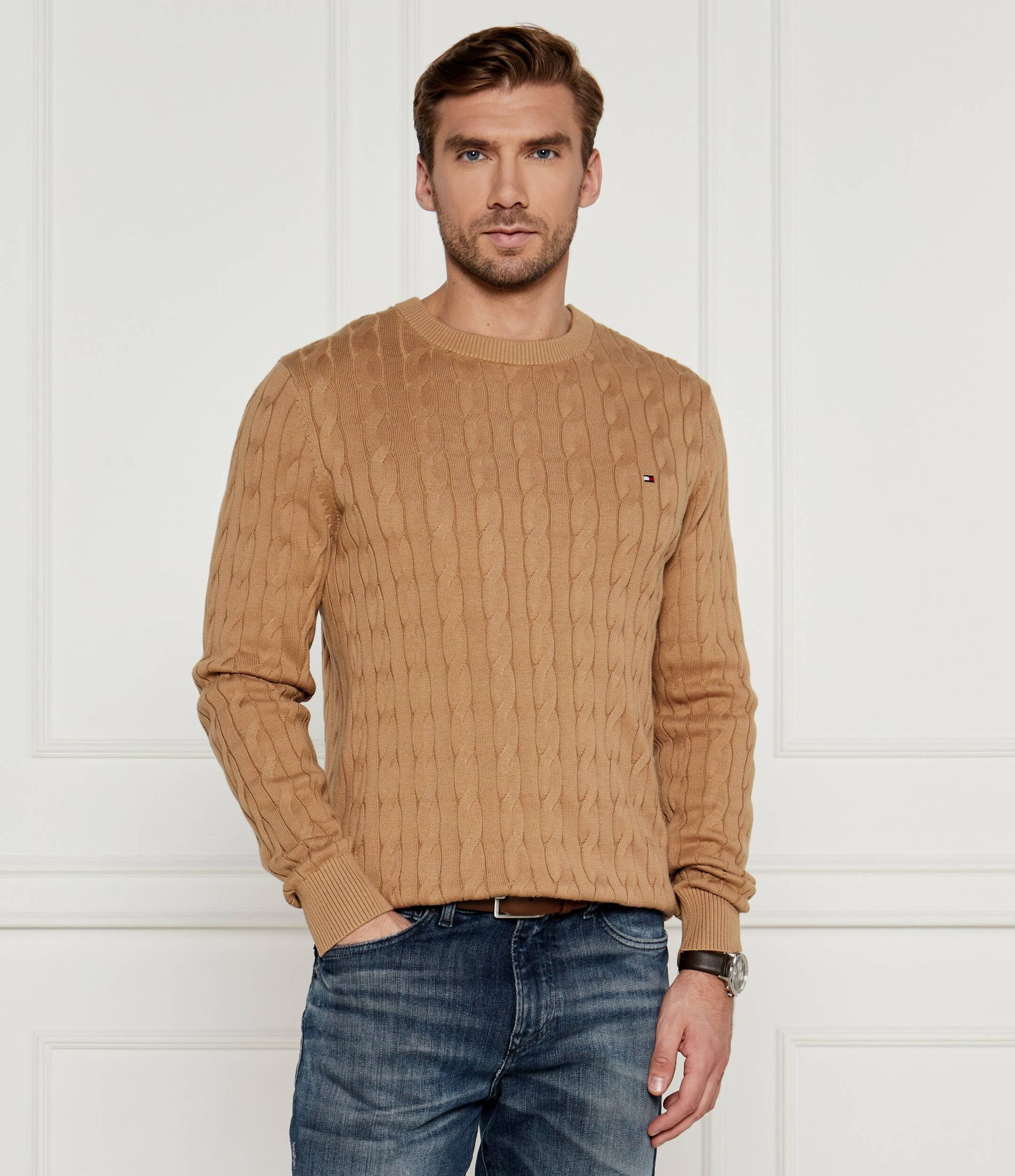 Tommy Hilfiger Sweter CLASSIC CABLE Regular Fit