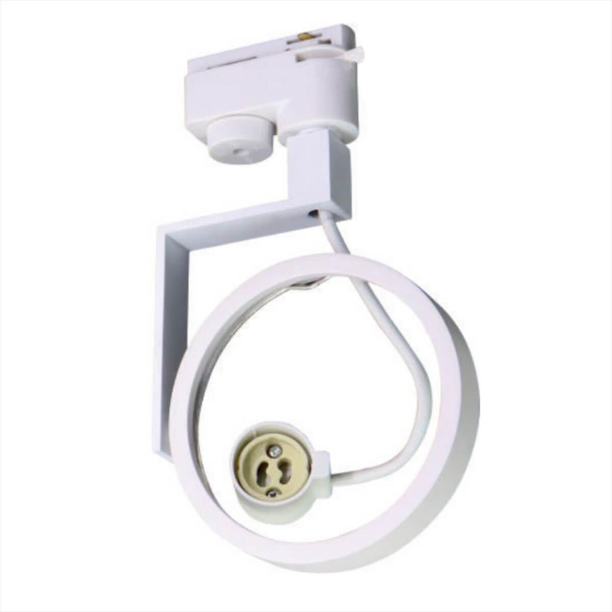 Okrągła lampa do szynoprzewodu Master Track TLS002-WH Zumaline biały