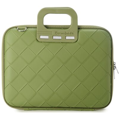 Torba na laptopa BOMBATA Intrecciato 13-14 cali Zielony E00873 41