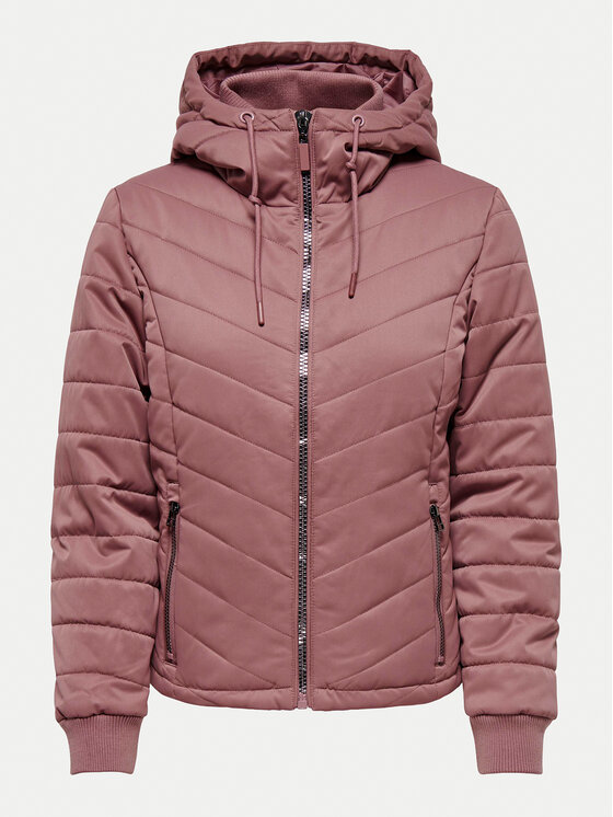 JDY Kurtka puchowa Ebonie 15328268 Różowy Regular Fit