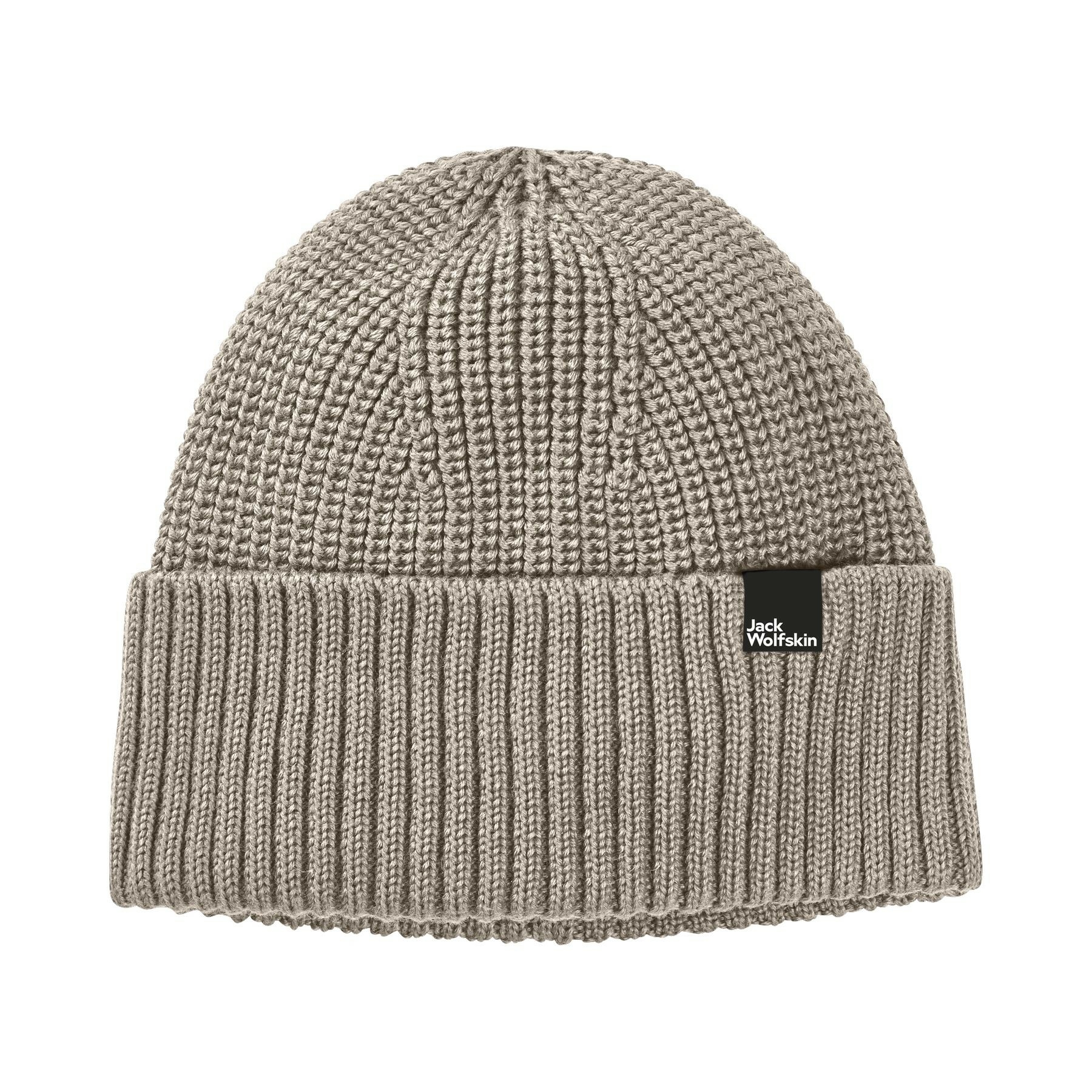 Damska czapka Jack Wolfskin SCHWANSEE BEANIE W panna cotta - ONE SIZE