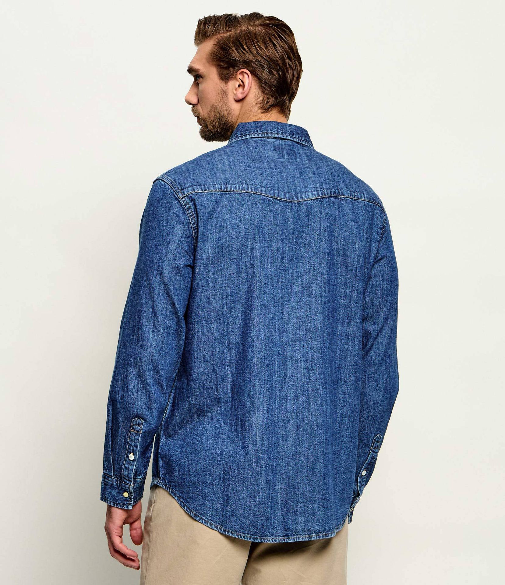 Guess Jeans Jeansowa koszula Slim Fit