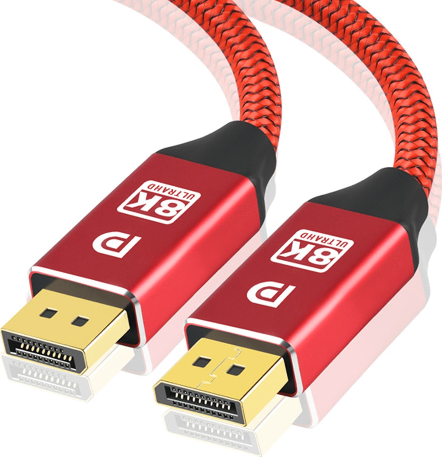 Kabel Reagle DisplayPort - DisplayPort 3m czerwony RDP300M