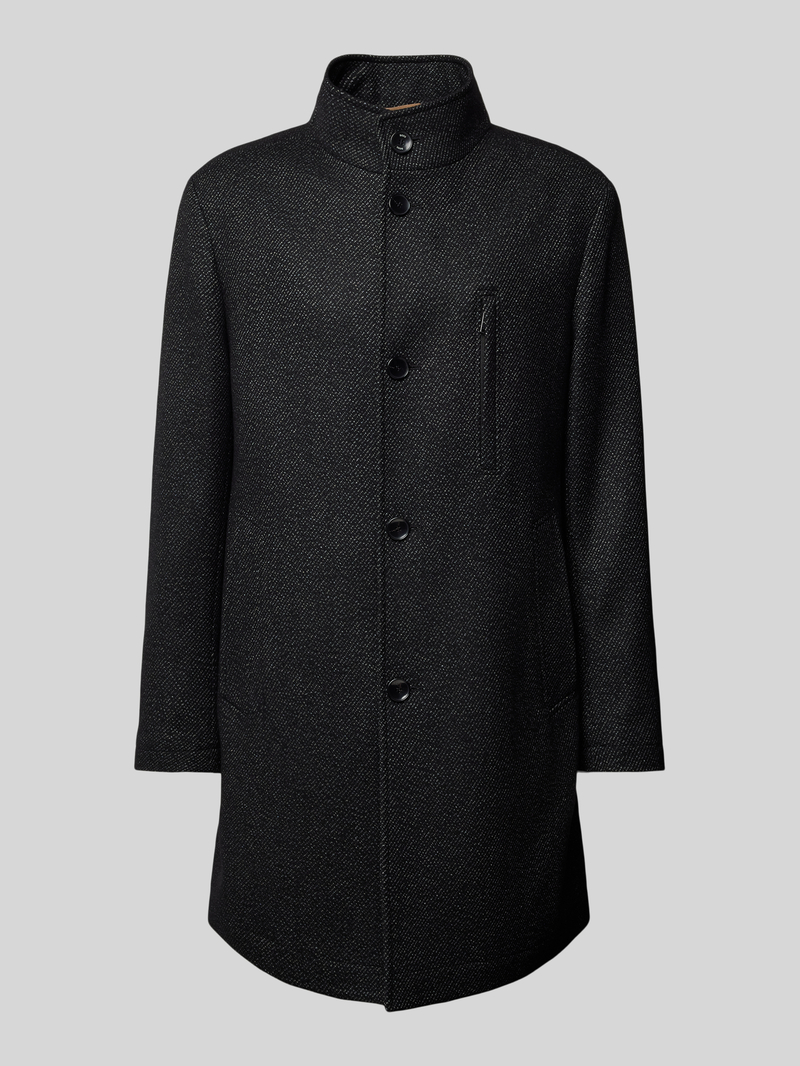 Płaszcz wełniany ze stójką model ‘Hyde’