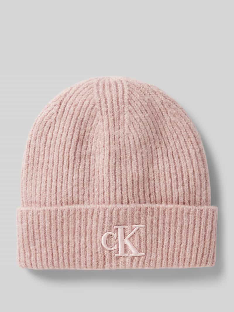Czapka beanie z wyhaftowanym logo model ‘THICK’