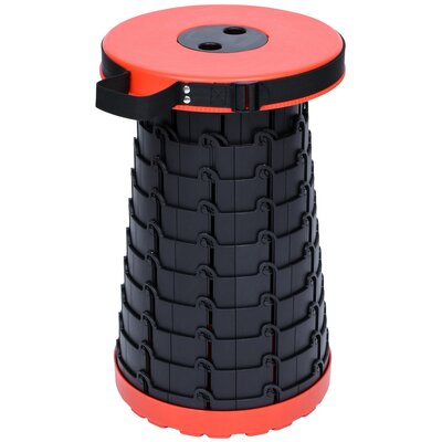 Stołek składany czerwono-czarny SITUP