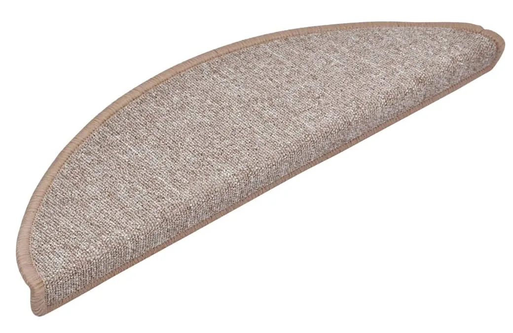 Jasnobrązowe maty ochronne na schody 10 sztuk - Midra 5X