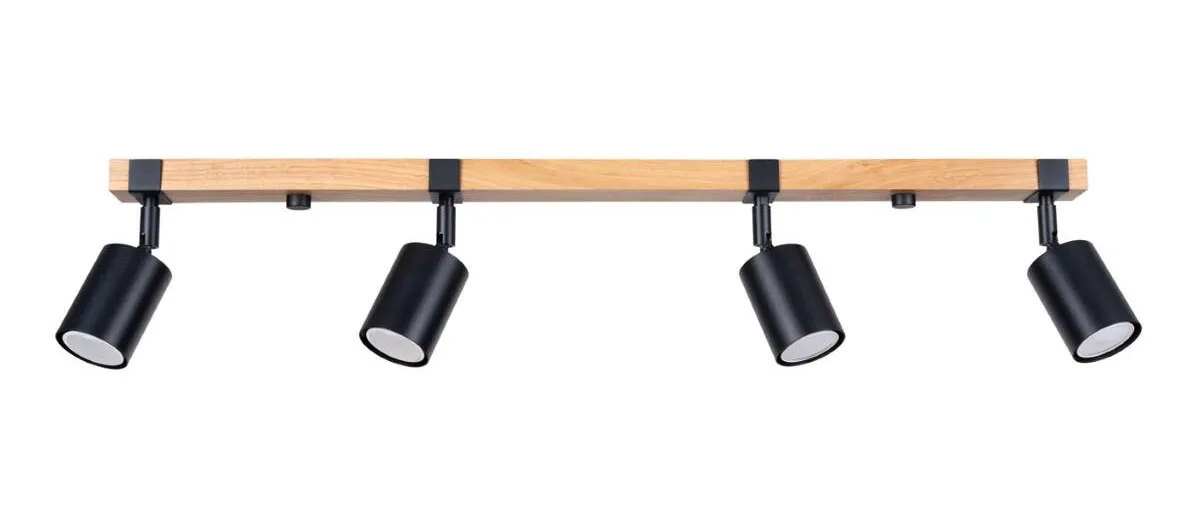 Czteropunktowa listwa sufitowa spoty loft - A580 F5-R58