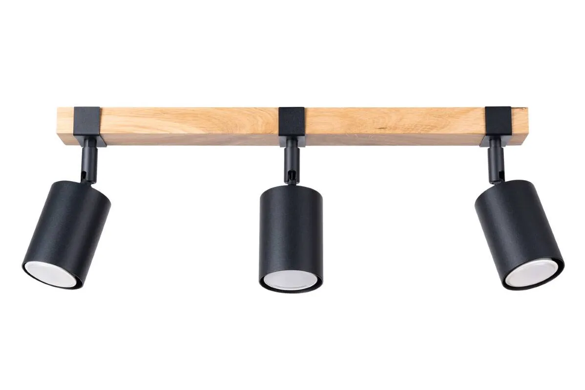 Trzypunktowa loftowa lampa z ruchomymi spotami - A579 W5-M24