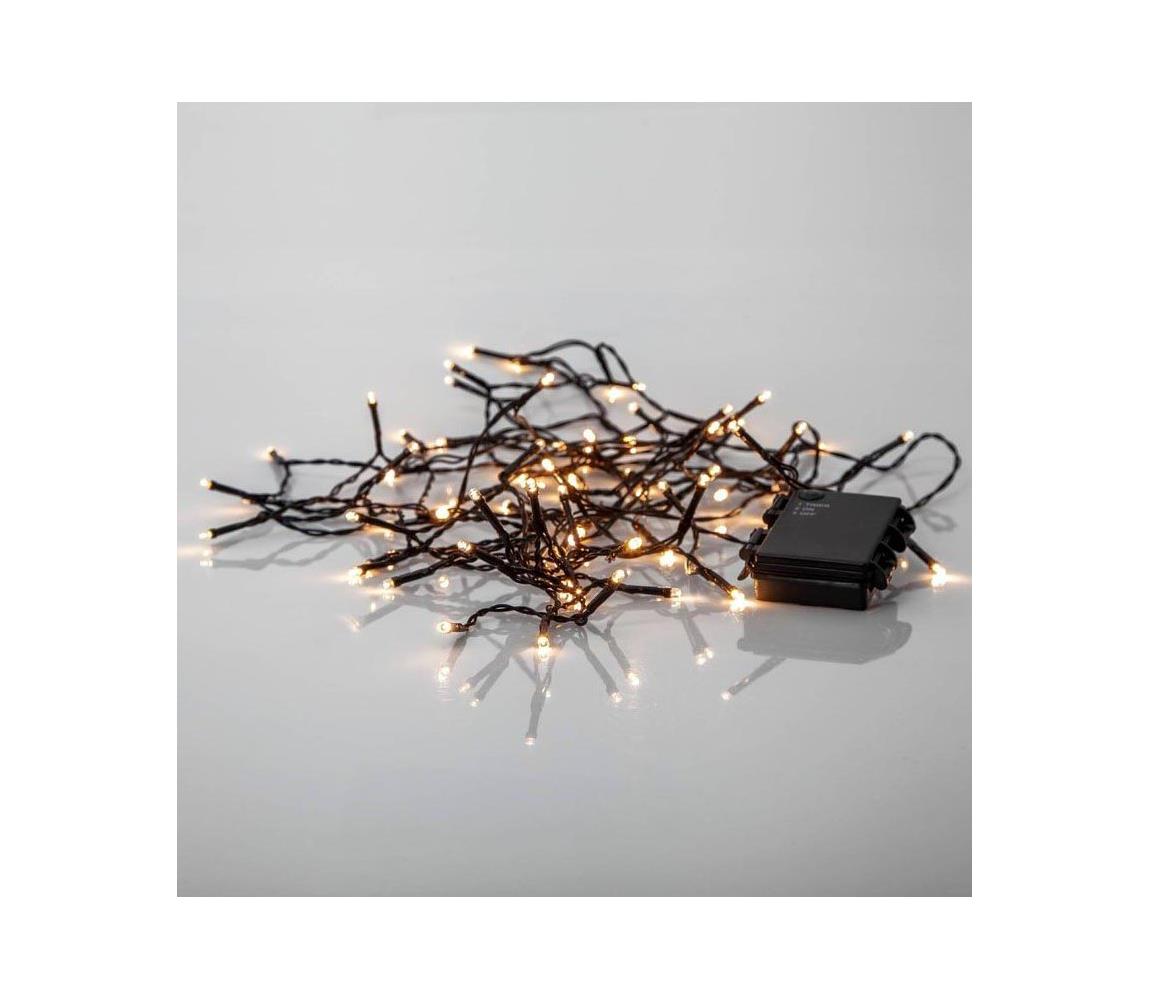 Eglo 411076 - LED Zewnętrzny łańcuch bożonarodzeniowy 80xLED/3xAA 6,1m IP44