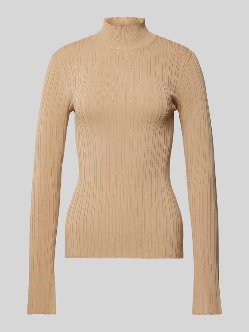 Sweter z dzianiny ze stójką model ‘KYLIE’