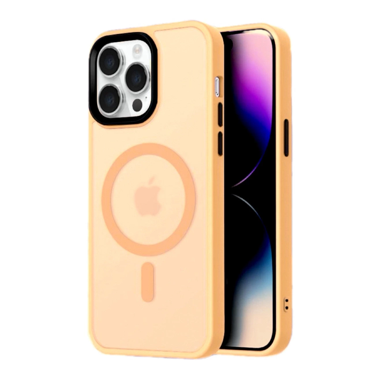 Etui Fashion Case MagSafe na iPhone 16 - pomarańczowe