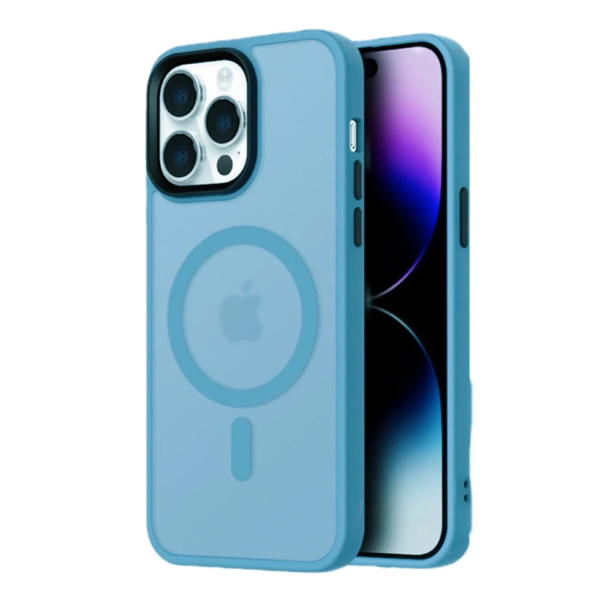 Etui Fashion Case MagSafe na iPhone 16 - jasnoniebieskie