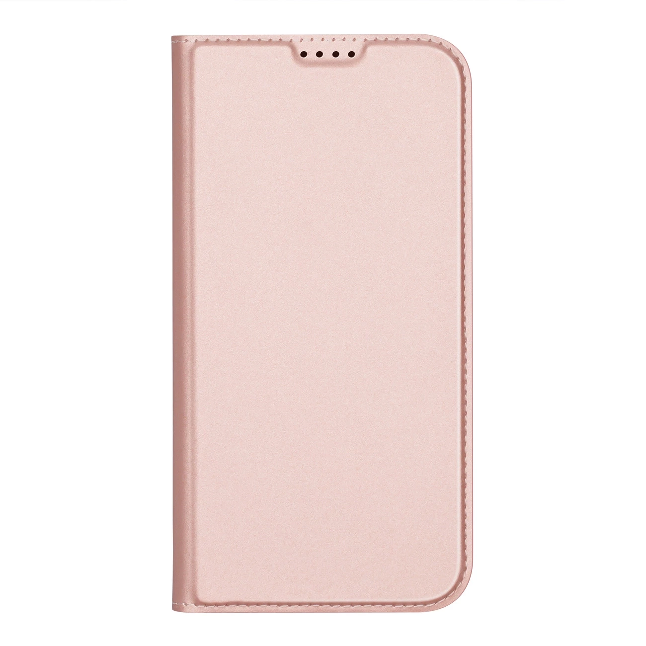 Etui Dux Ducis Skin Pro na iPhone 16 z klapką i miejscem na kartę - różowe