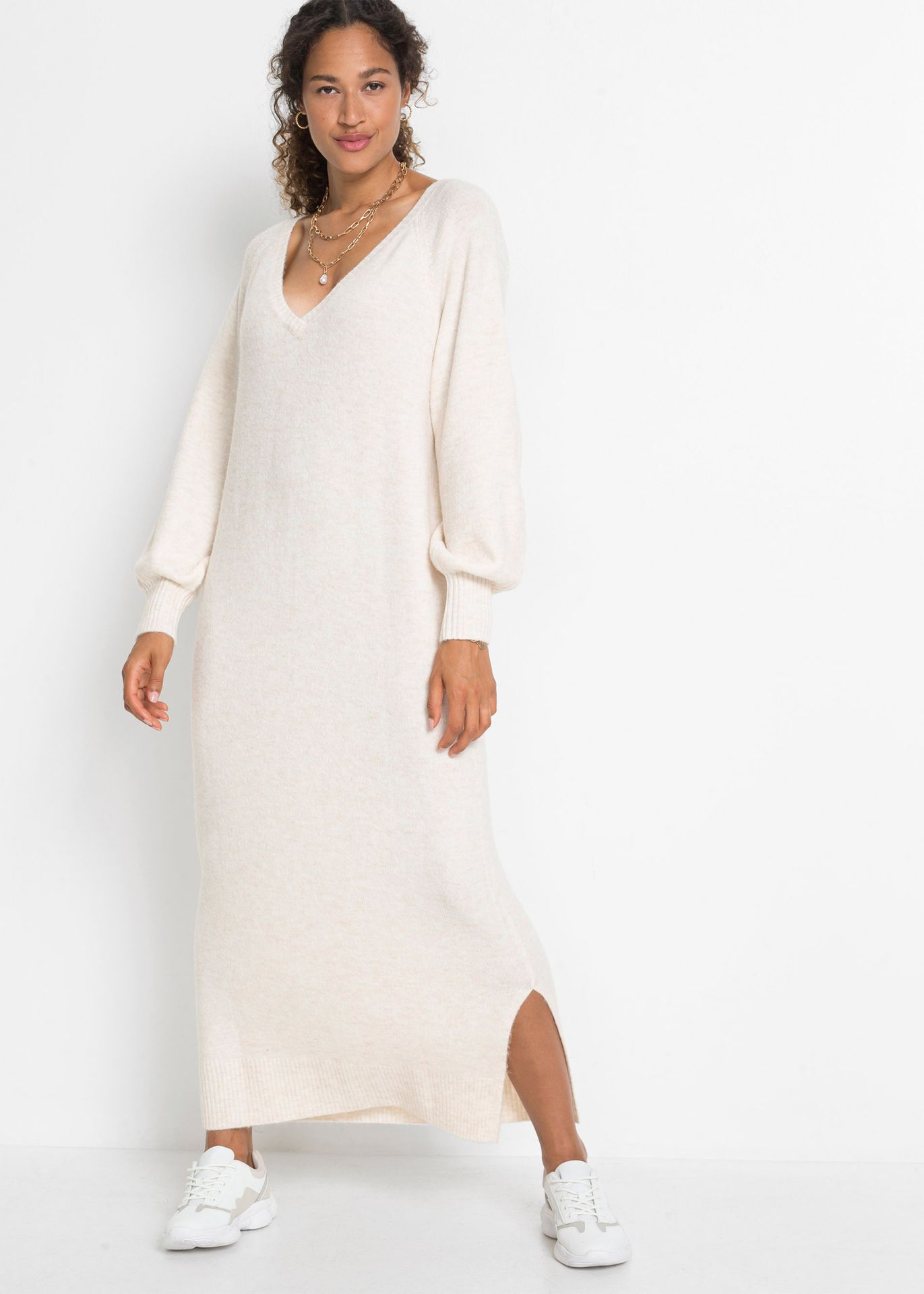 Sukienka dzianinowa oversize - bonprix