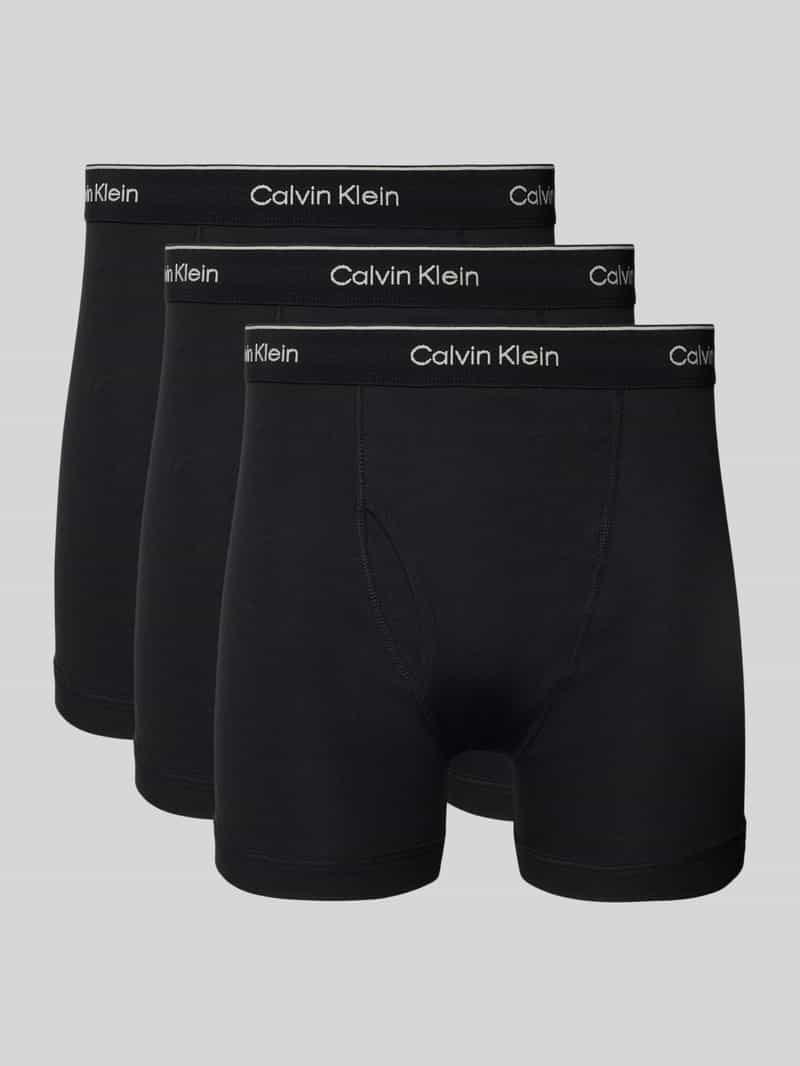 Obcisłe bokserki z pasem z logo w zestawie 3 szt. model ‘BOXER BRIEF’