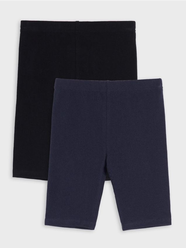 Sinsay - Bawełniane legginsy 2 pack - wielobarwny