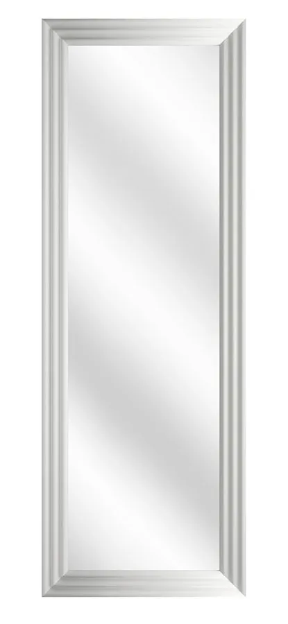 Prostokątne lustro ścienne w białej ramie L8-E85