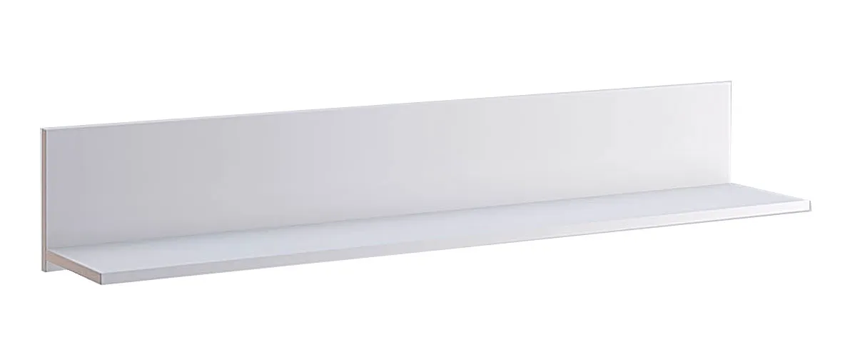 Biała minimalistyczna półka ścienna Z8-Z39