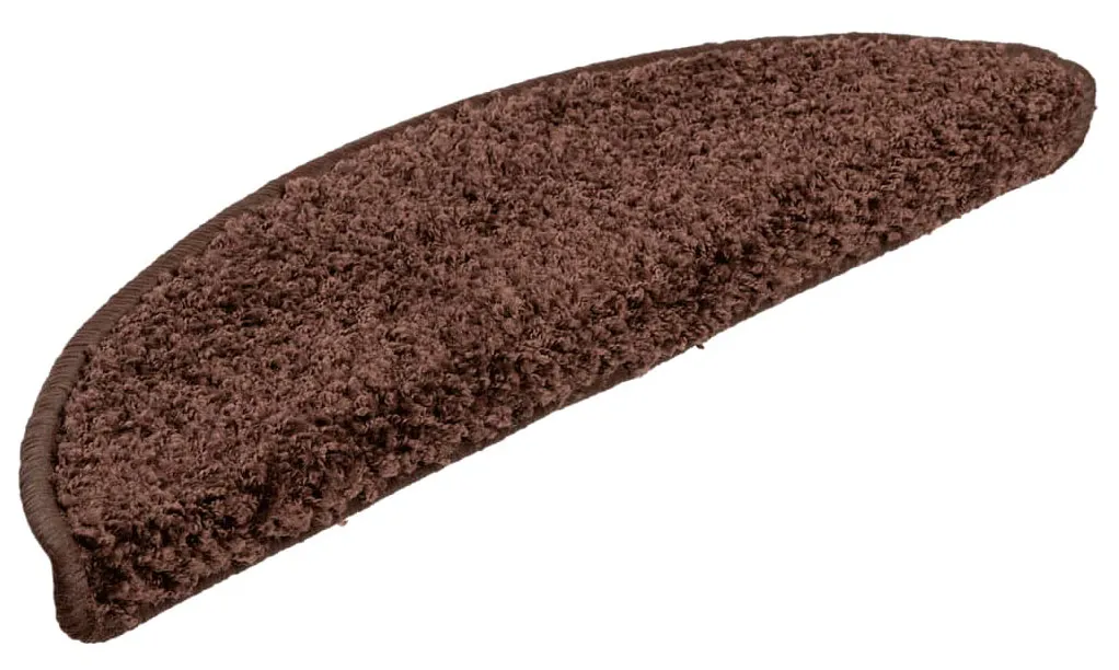 Brązowe samoprzylepne nakładki na schody 15 sztuk E2-C11