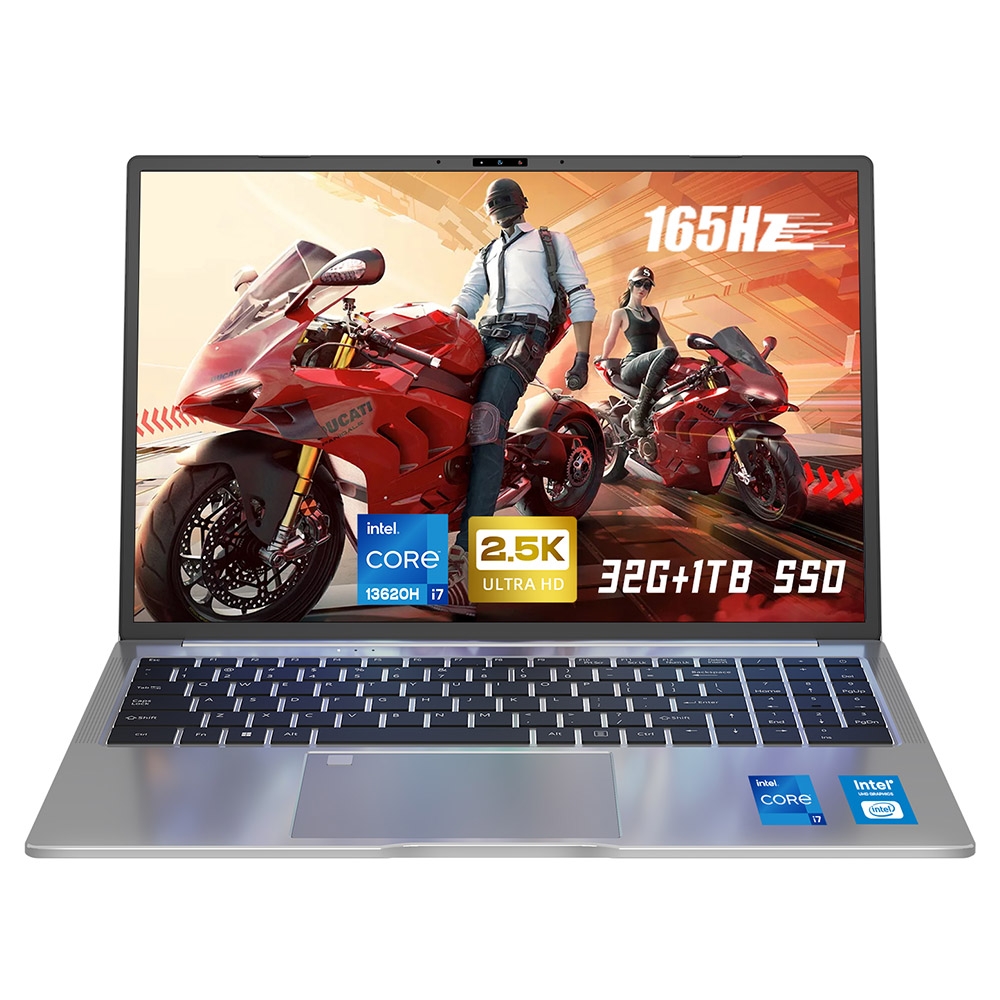 Ninkear N16 Pro, ekran IPS 16 cali 2560*1600, 165Hz, Intel Core i7-13620H, 32GB RAM 1TB SSD - Sliver