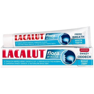 Pasta do zębów LACALUT Flora White Halitoza 75 ml